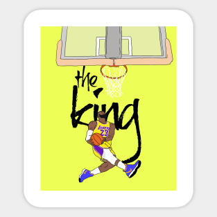 lebron james Sticker